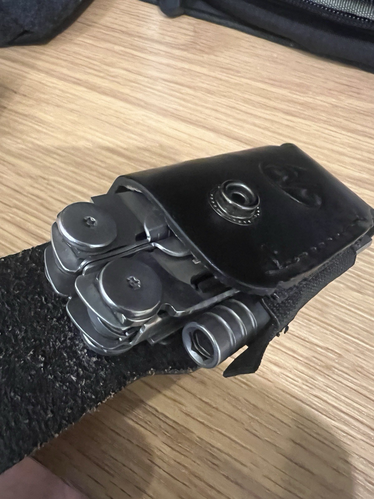 OEM Black Leather Sheath for Leatherman WAVE
