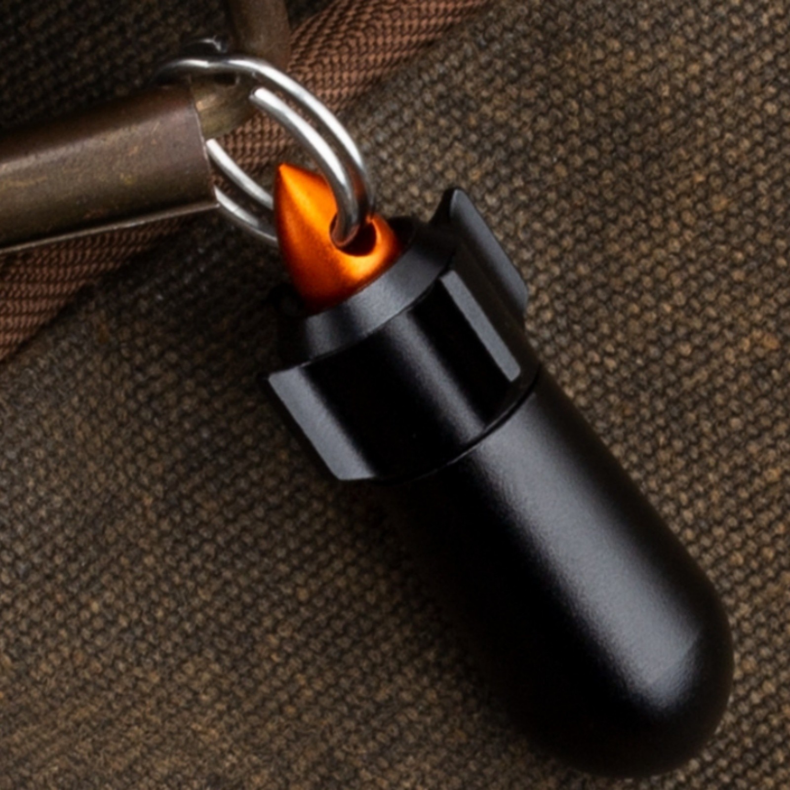 Aluminum Alloy Mini Capsule Container EDC Pill Holder Waterproof Portable
