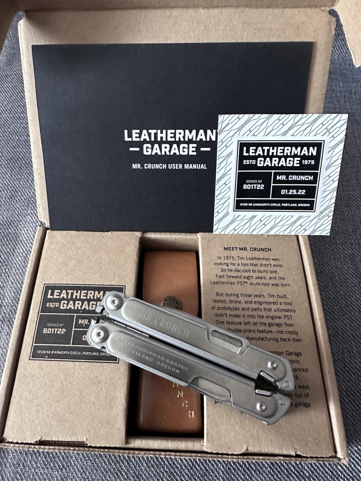 Leatherman Mr. Crunch Garage Edition Batch 001
