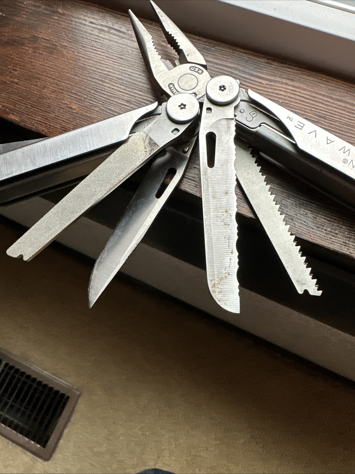 Leatherman Wave Pat. Pending Multi Tool 12 Tools See Photos