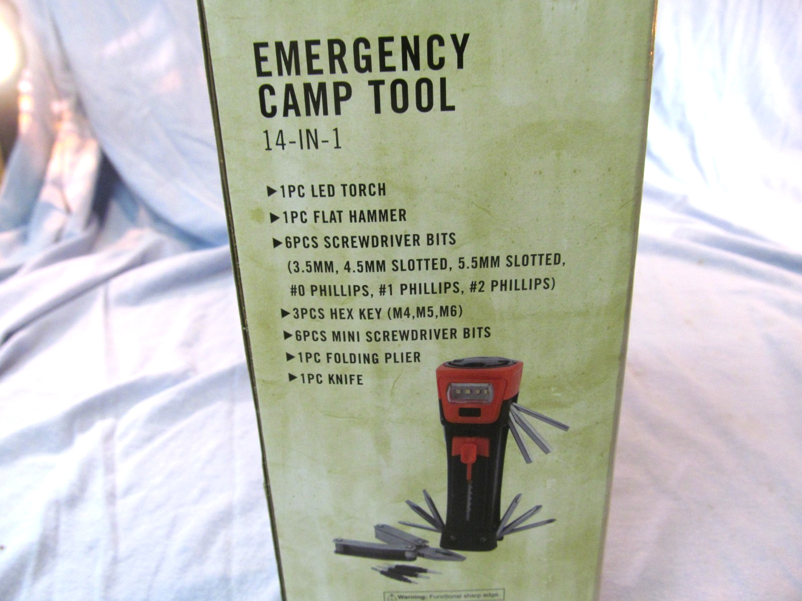NEW SEARS OUTDOOR LIFE EMERGENCY CAMP TOOL 14 IN 1