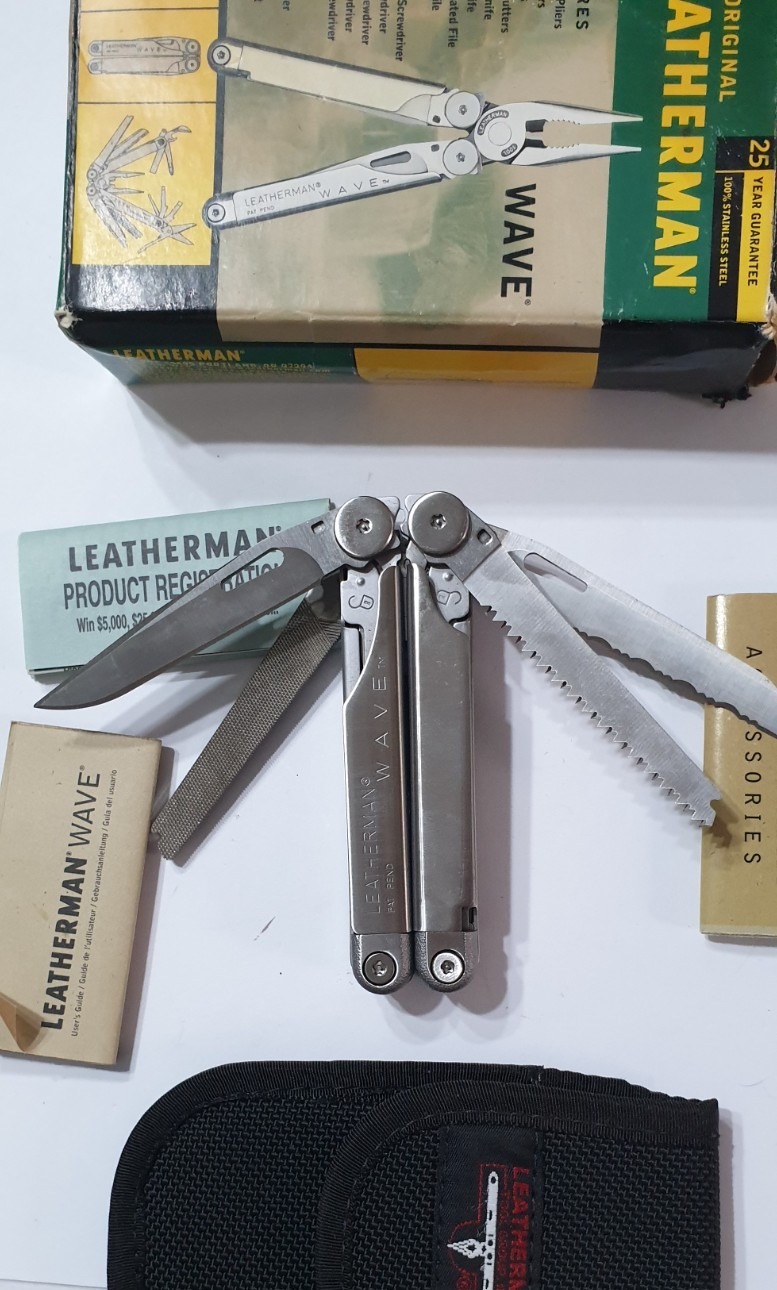 🔥🔥 Leatherman Original Wave OG New Retired Very Rare Box Collectable Pat Pend