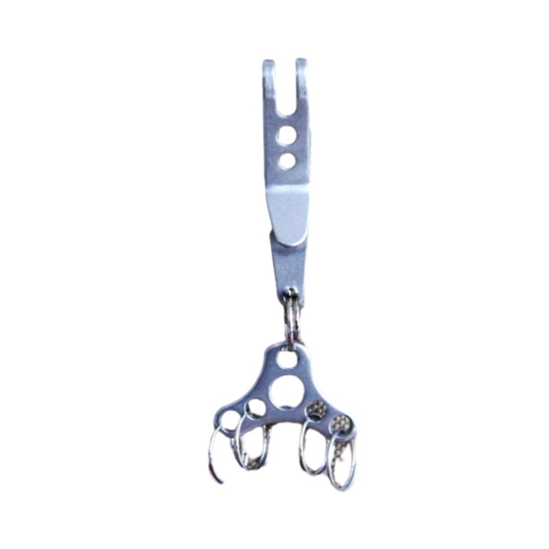 Suspension Pocket Clip Stainless Steel Belt Key Holder Portable Keychain