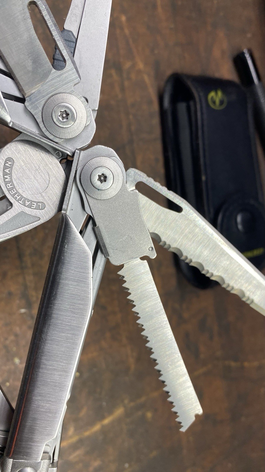 Leatherman Surge Multi-Tool With Sheath EZE Lap Stick & LED Mag Lite, Nice Shape