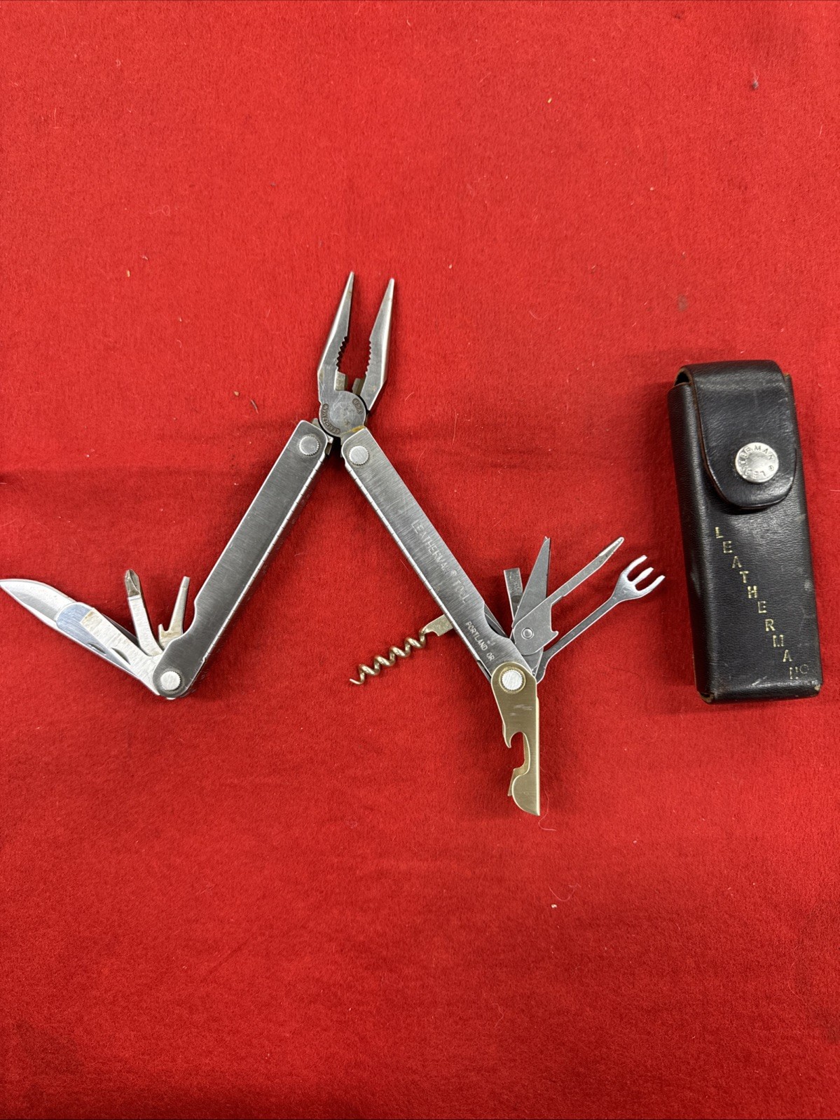 Vintage Leatherman Flair Multi-Tool – Rare Corkscrew Bartender Edition Nice