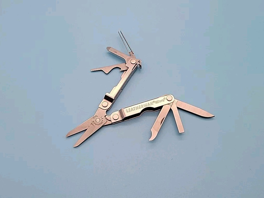 Leatherman Micra Keychain Multi-Tool – Knife, Scissors, Tweezers, File