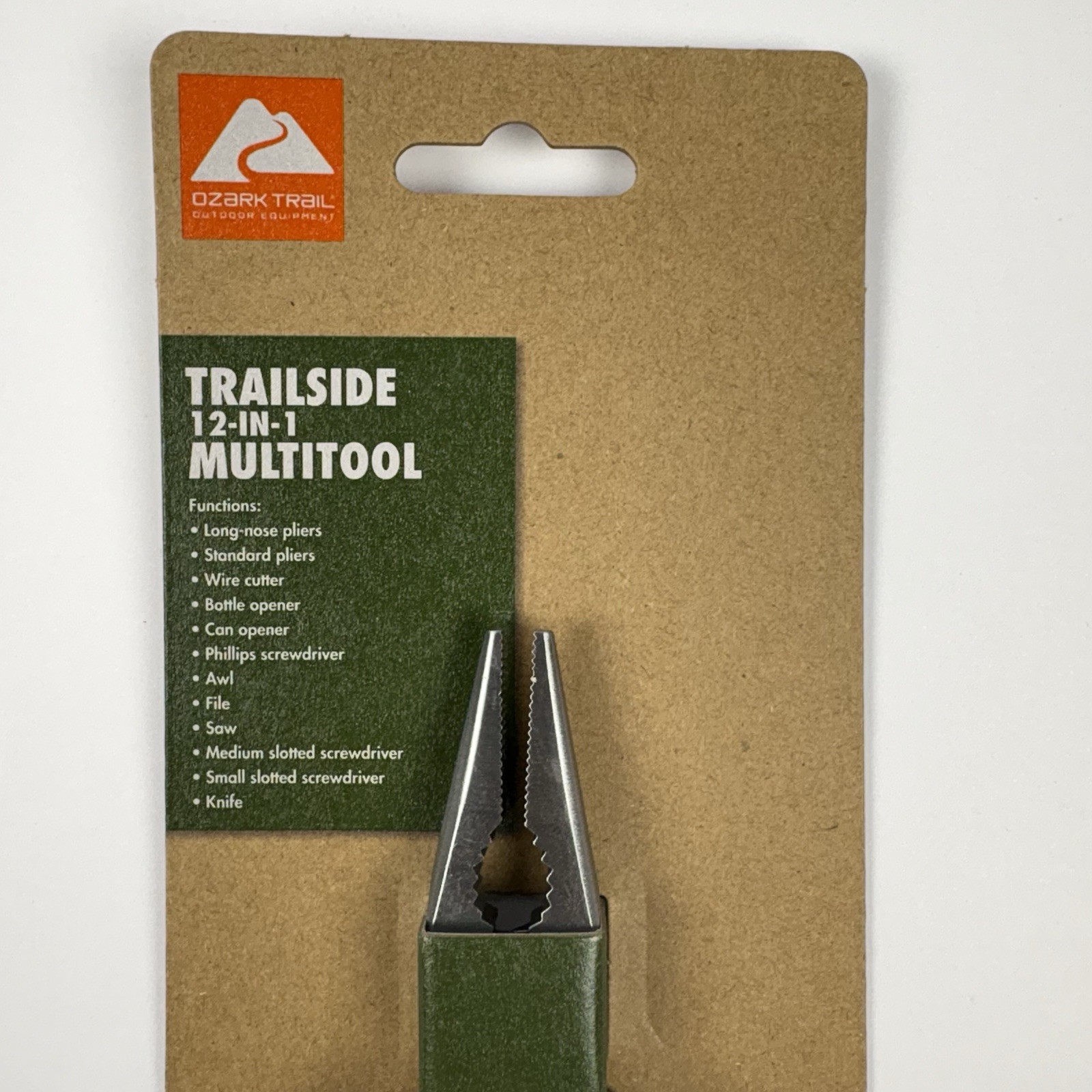 Ozark Trail 12-in-1 MultiTool Camo New Camping Knife Multi Tool 6119