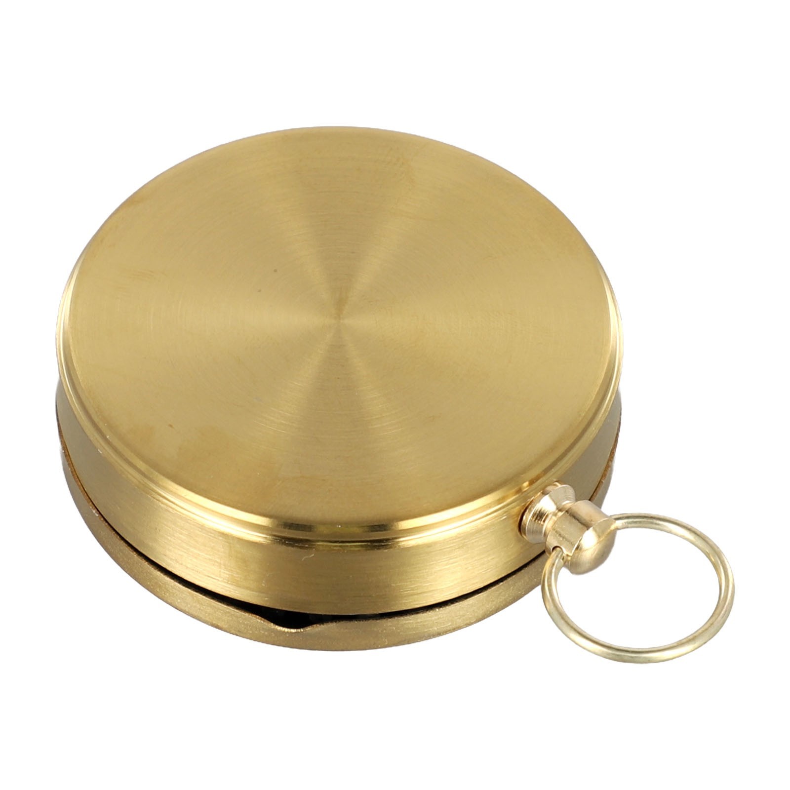 Hiking Pocket Brass Golden for Compass Portable Noctilucent for Compass