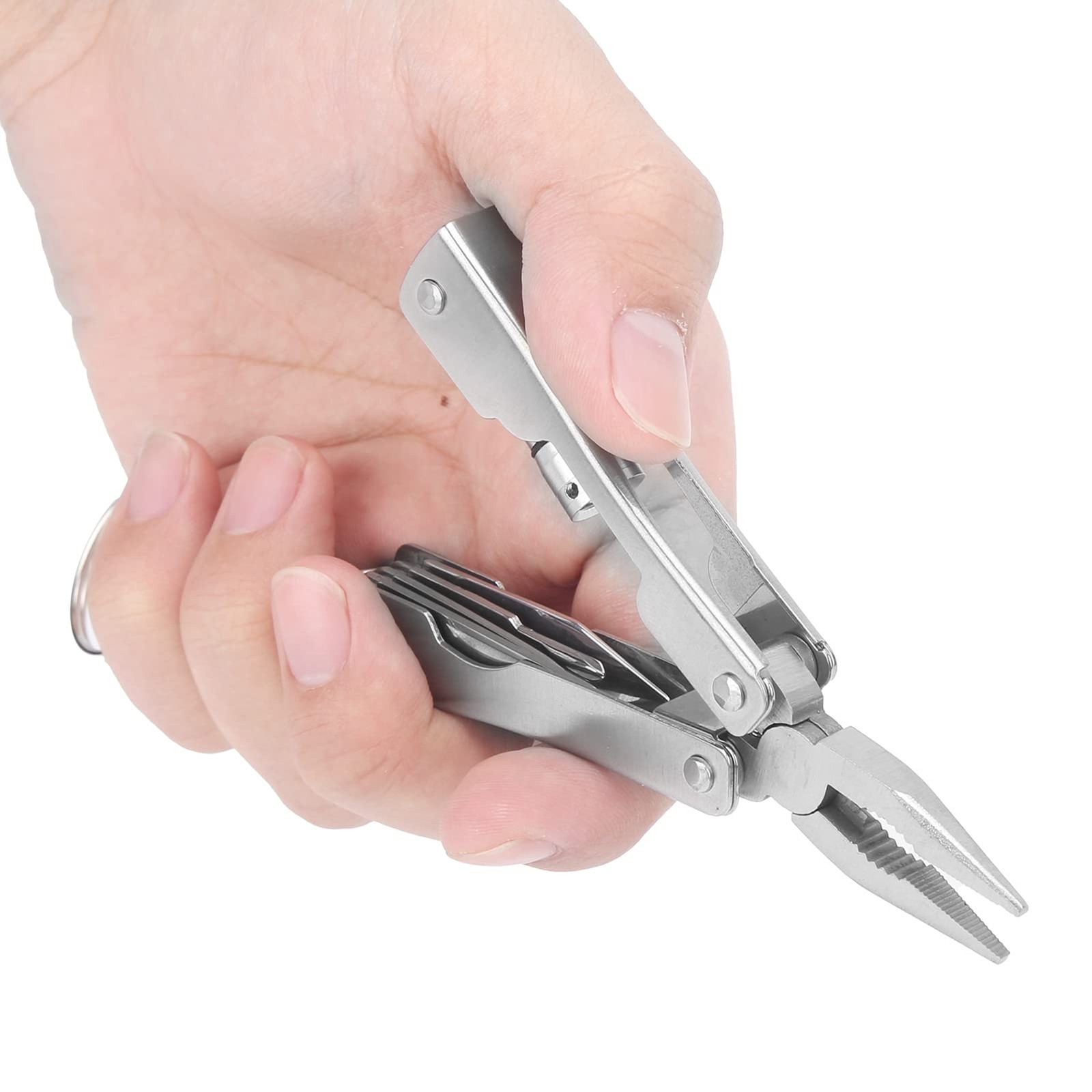 Multitool Pliers with Light, Pocket Multi Tool with Wire Cutter, Screwdriver…