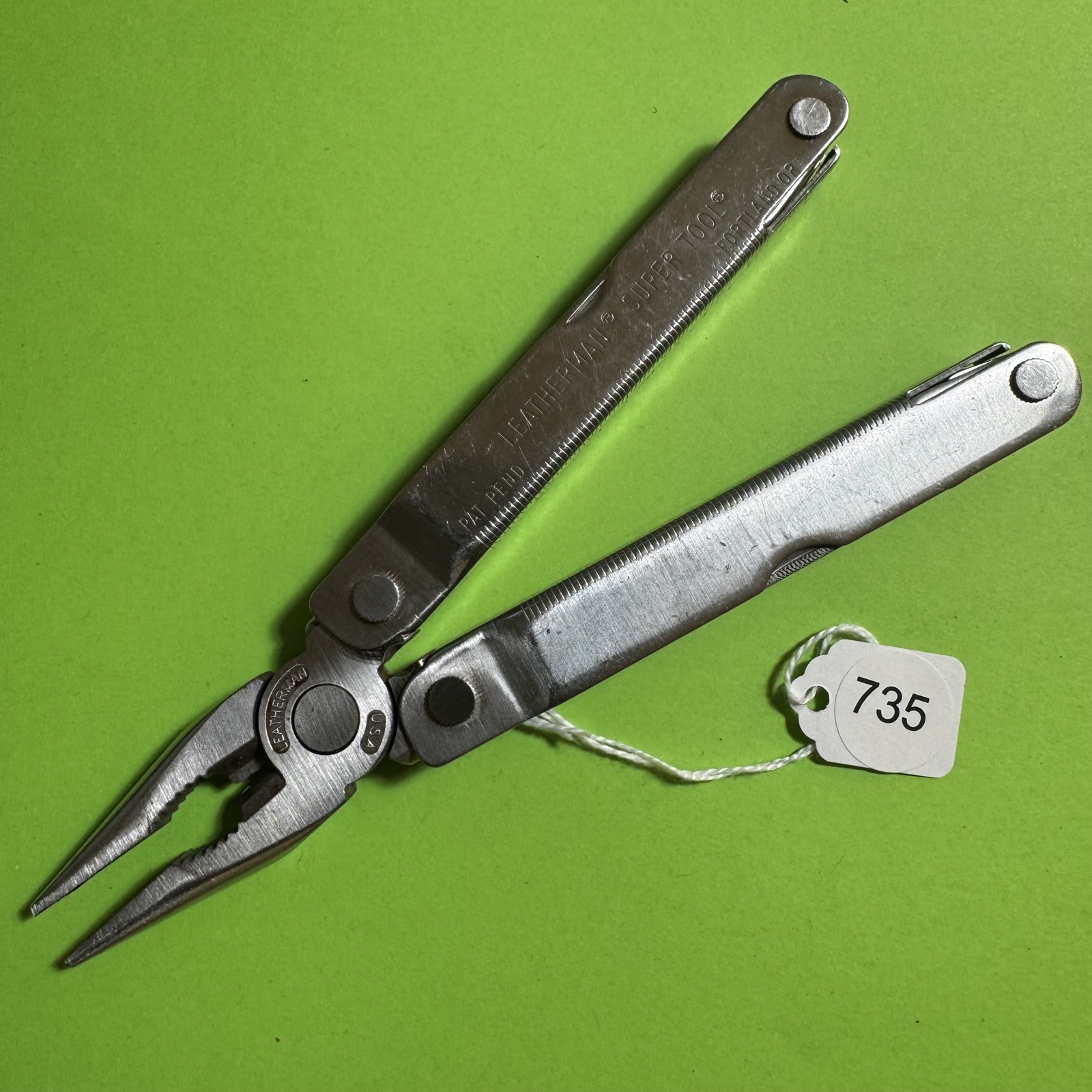 Leatherman Super Tool Plier Multi Tool Pocket Knife New Nylon Sheath EDC #735