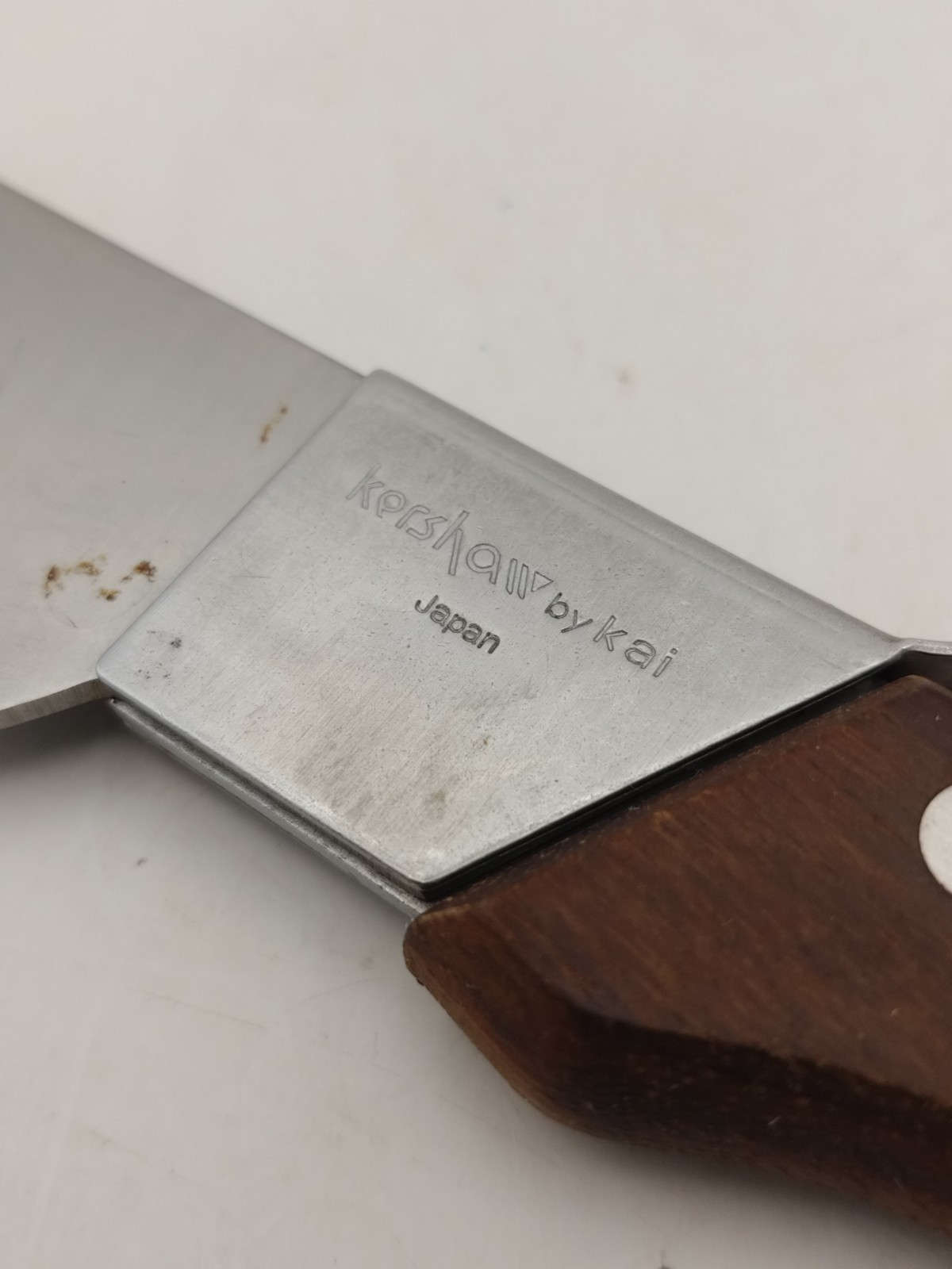 Kershaw by Kai Japan Detachable Blade Utility Camp Knife Wood Handle
