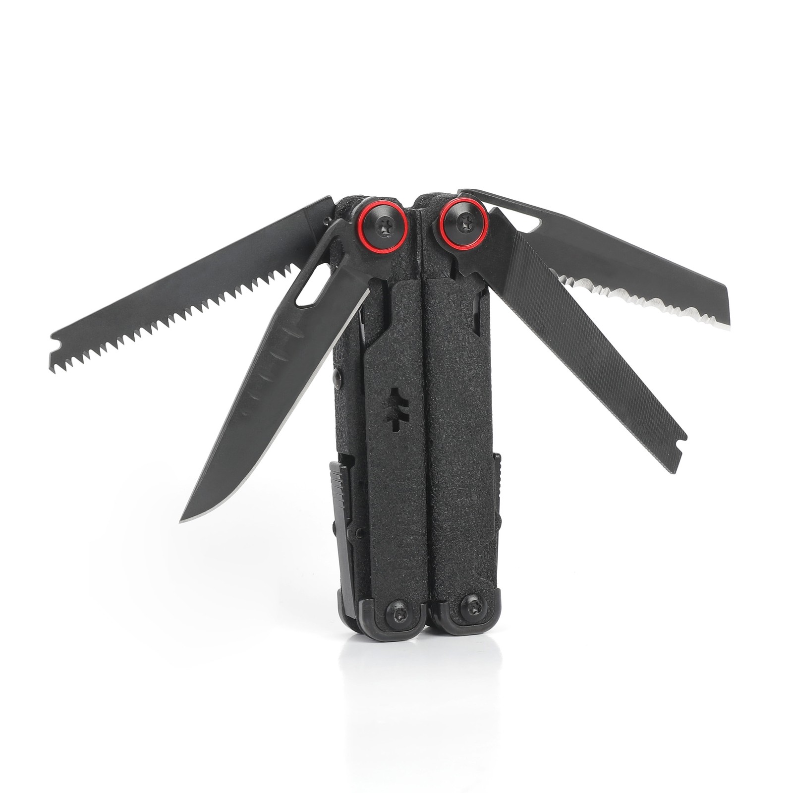 Praktisch Aus-8 Steel 17-in-1 Folding Multi Tool W/ Leather Sheath