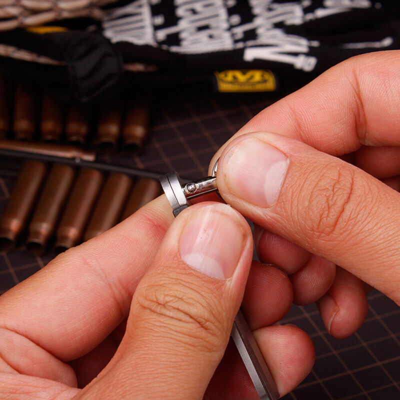 1x Gear Mini Scissor Spring Load Detachable Pocket Keychain Multi Tool Survival
