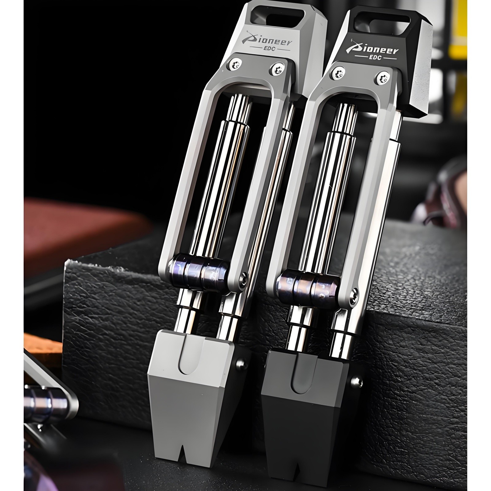 Titanium Alloy EDC Multi-Tool Pry Bar Bottle Opener with Sliding Roller Durable