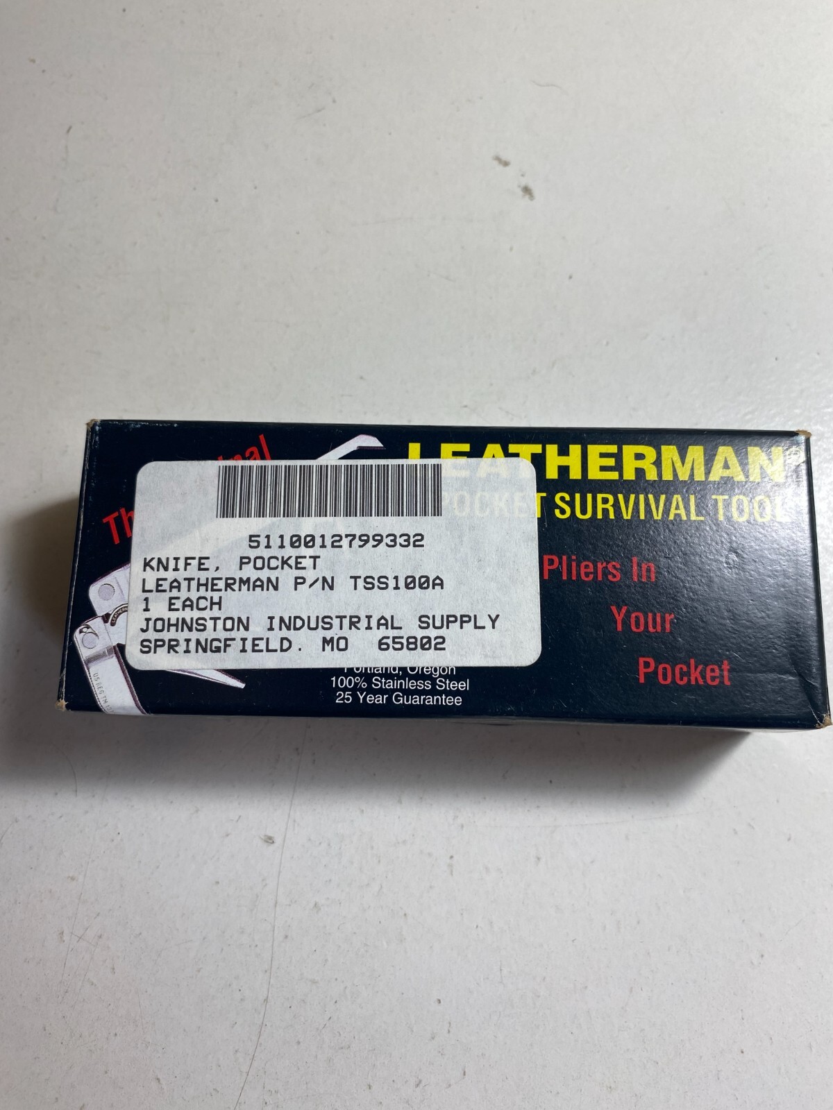 Vintage 1994 Leatherman Multi Tool Super Tool W/Box Original Case Gently Used