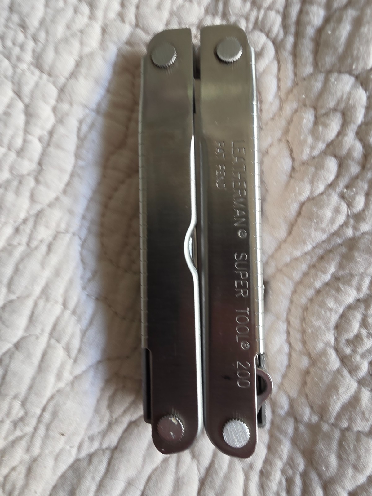 Leatherman Supertool 200 w/Leather Sheath Discontinue Retired Great condition