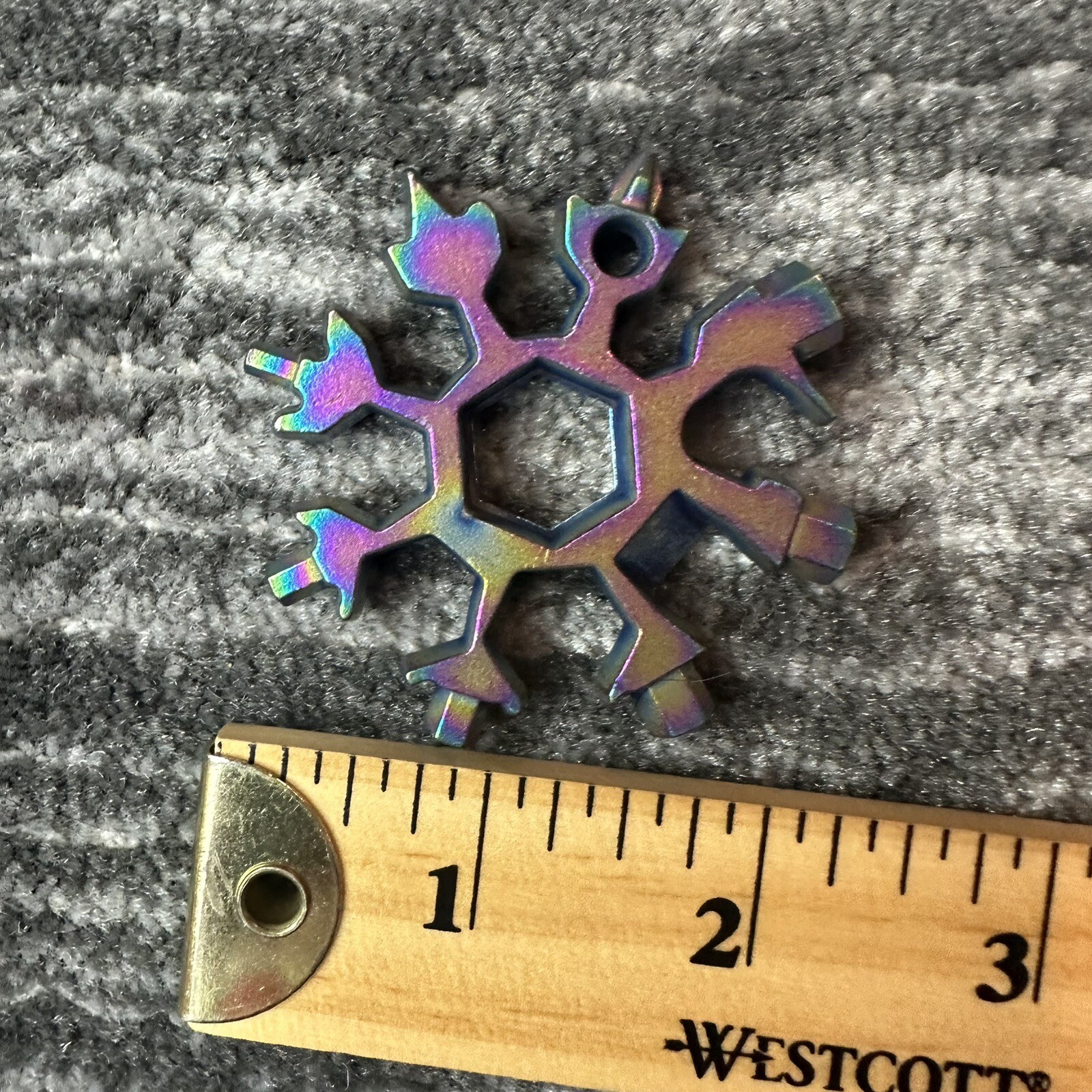Multitool Snowflake Tool Stainless Steel 18 In 1 Screw Driver Can Opener Camping