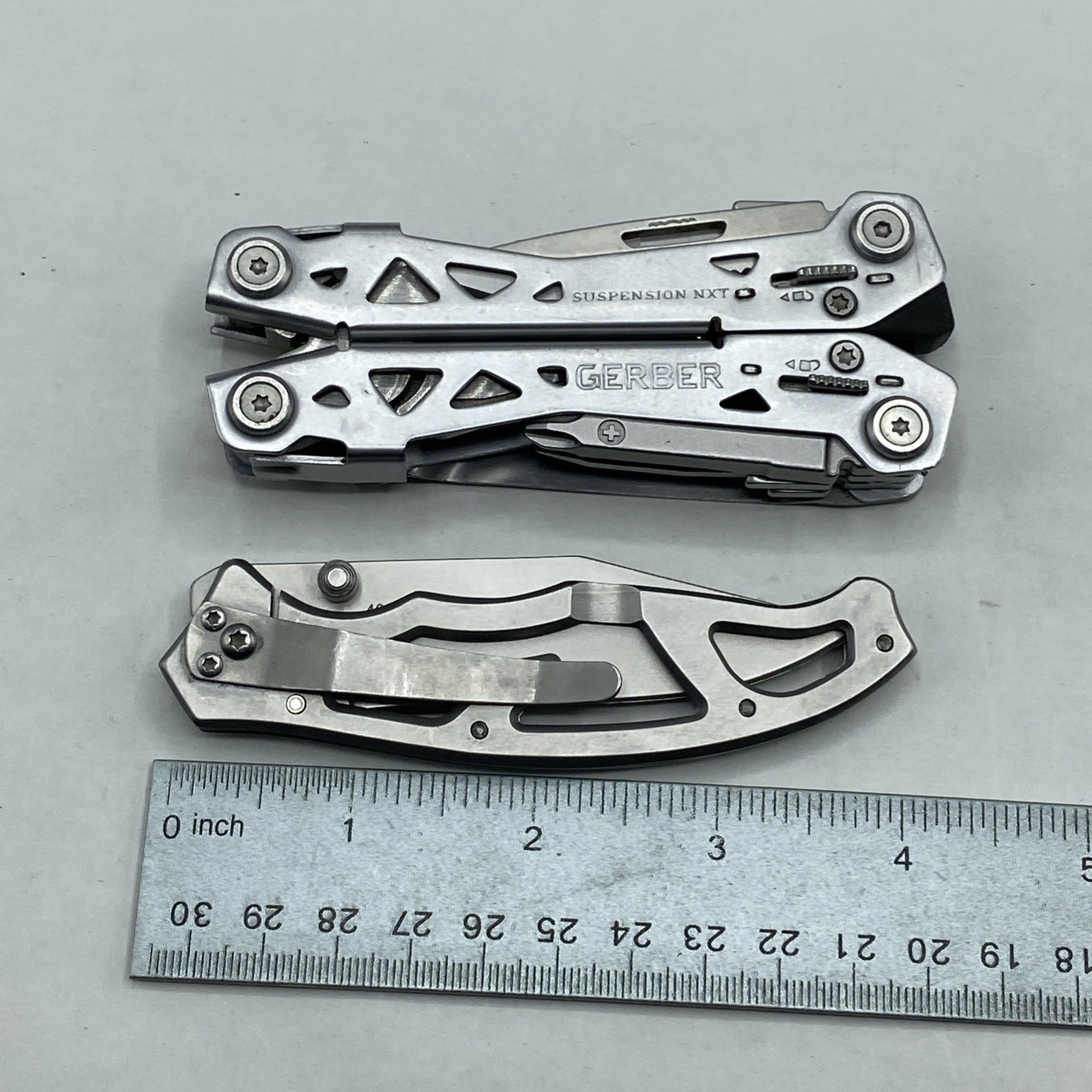 Gerber Suspension NXT & Paraframe I Knife Combo – Silver