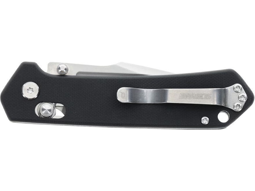 Schrade Divergent Pocket Knife 3.06″ Modified Drop Point AUS-8 Satin Blade G-10