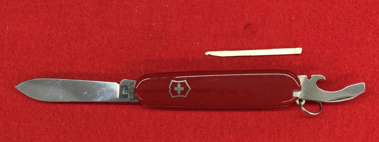Victorinox Swiss Army Equipped 2 Blade Pocketknife, Tin Box C-2 #116