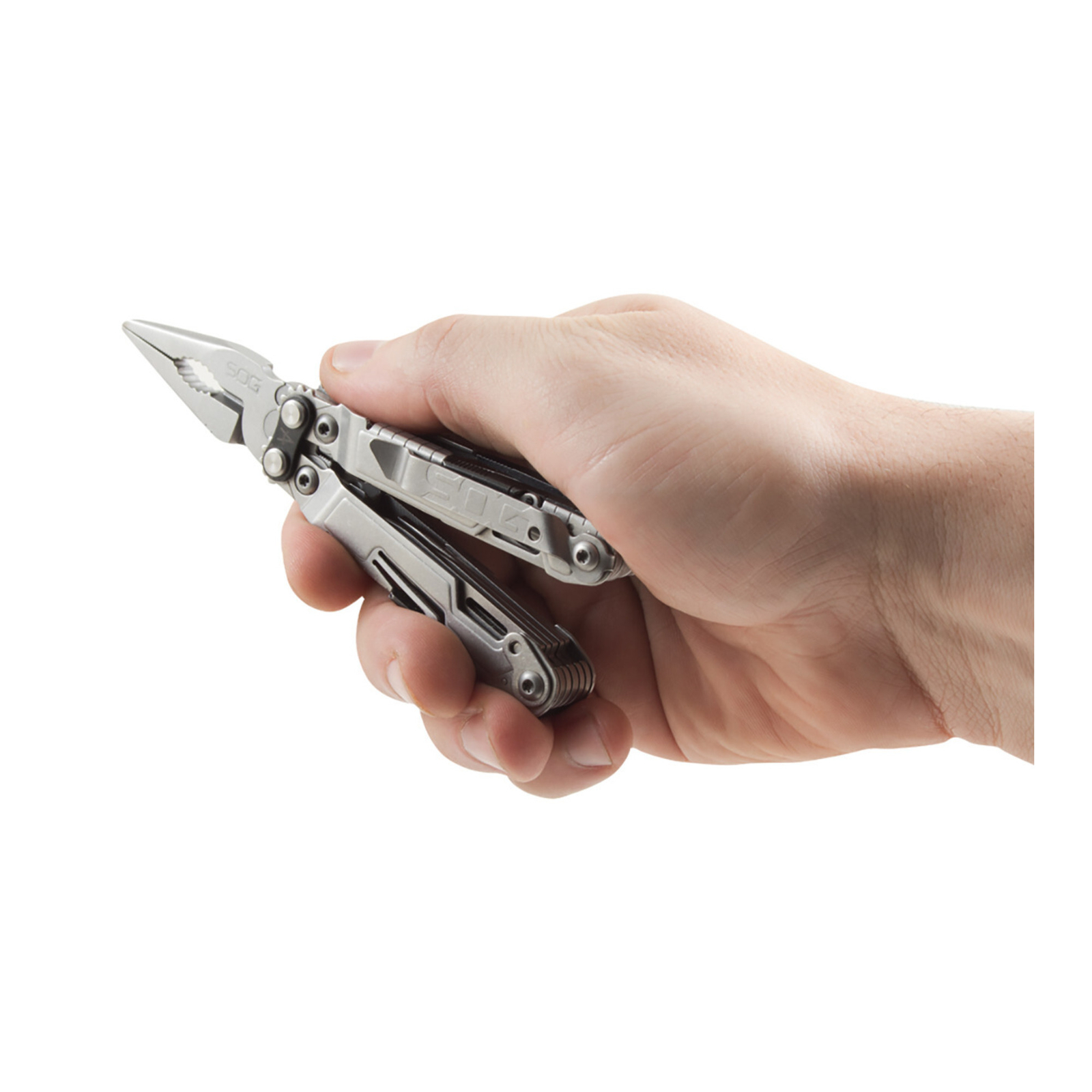 SOG PowerPint Mini Compact Stone Wash Stainless Steel Pocket Multi Tool 18