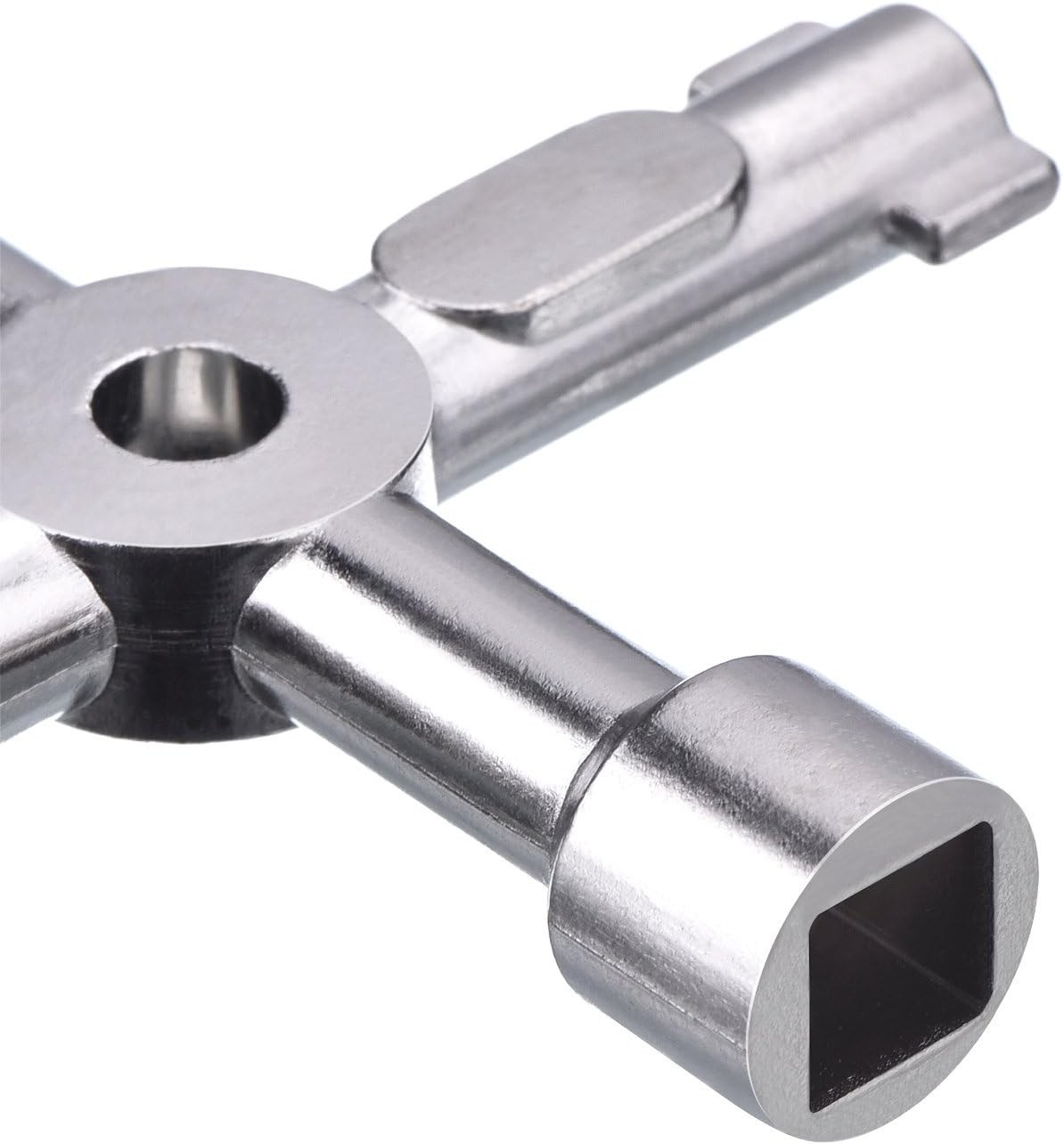 4 Way Sillcock Water Key, 15/64″, 5/16″, 15/32″, 35/64″ Multifunction Utility…