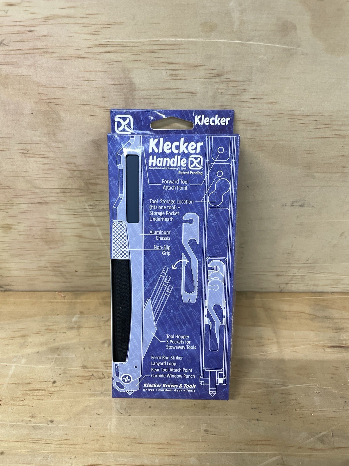 Klecker Knives Stowaway KDC Tool Handle 7.5″ Fits All Klecker Daily Carry Tools