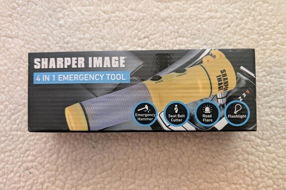 Sharper Image SI-AA1 Auto 4 in 1 Emergency Tool – NEW
