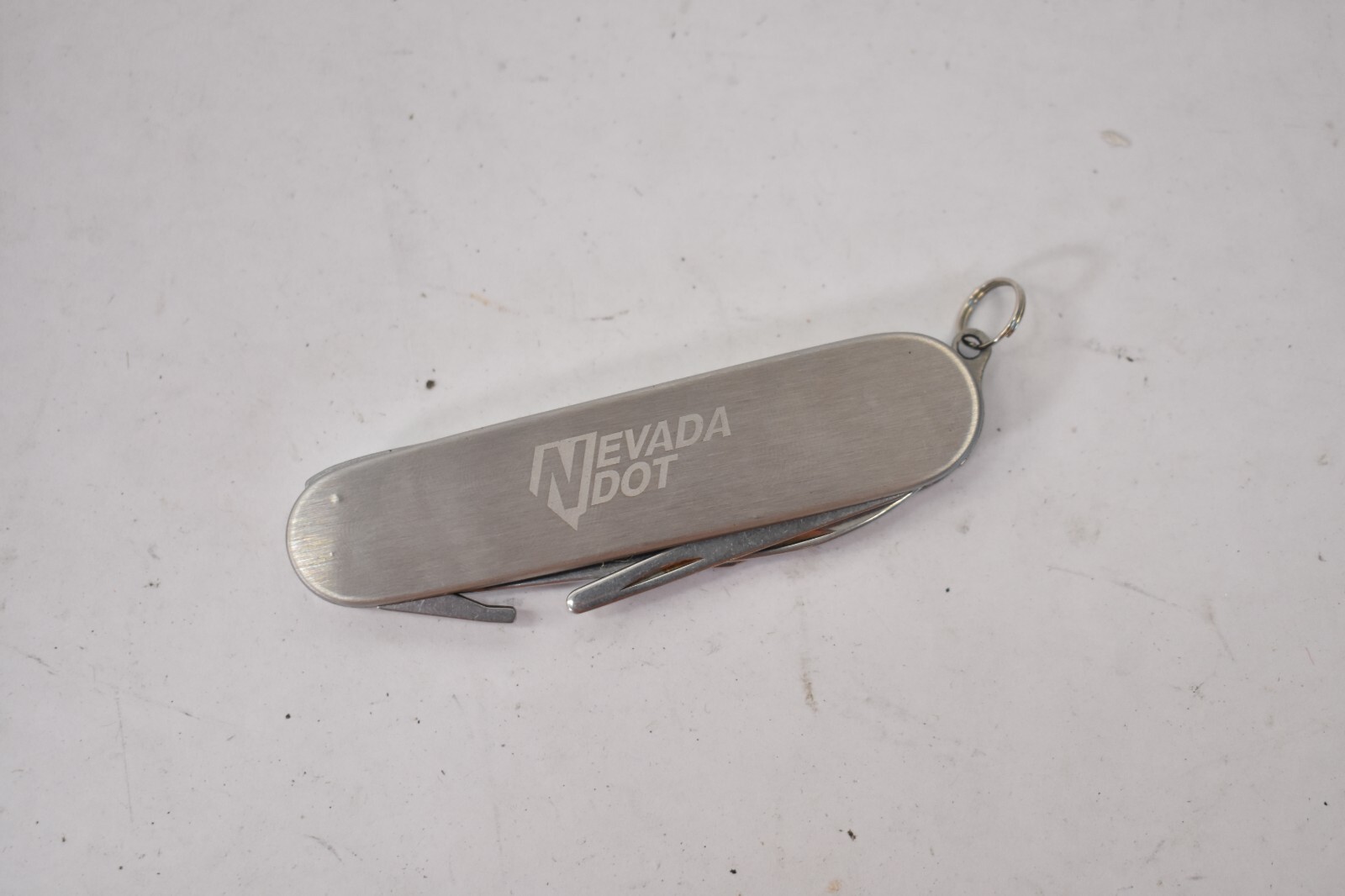 5 In 1 Multi Tool Nevada DOT Stainless Steel Unit w Holding Case Storage