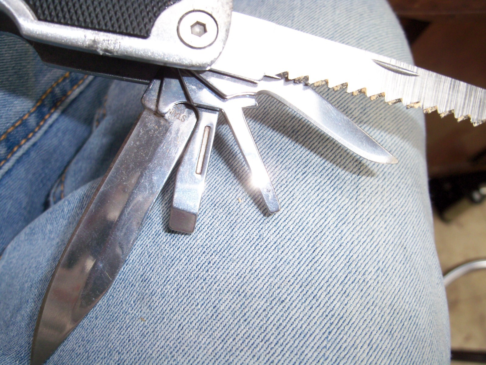 Ozark Trail Multi Tool Outdoor Equipment includes Sheath