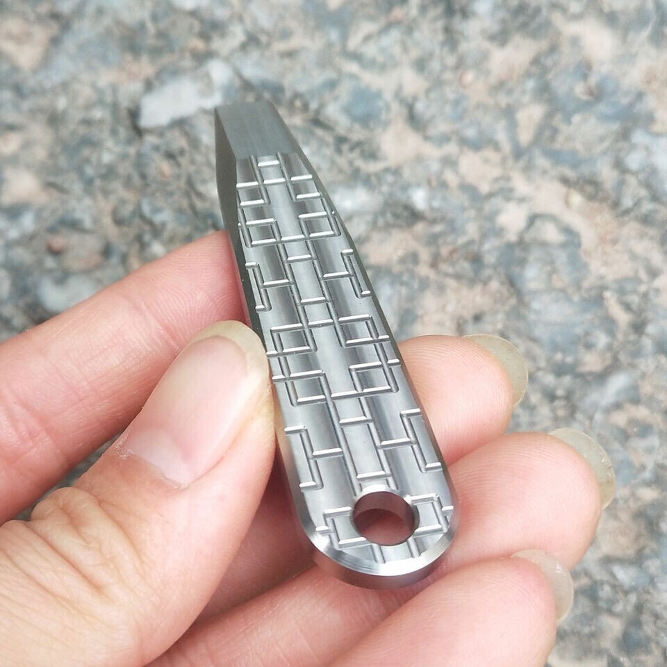 Titanium EDC Multifunction Tool Crowbar Bag Outdoor Lightweight Non Fade Gift