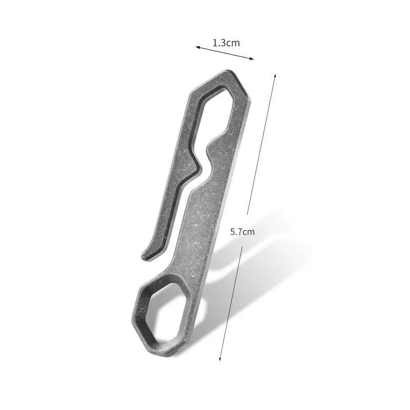 3PACK Titanium Alloy Carabiner Survival EDC Multi Tactical Tools Keychain Buckle