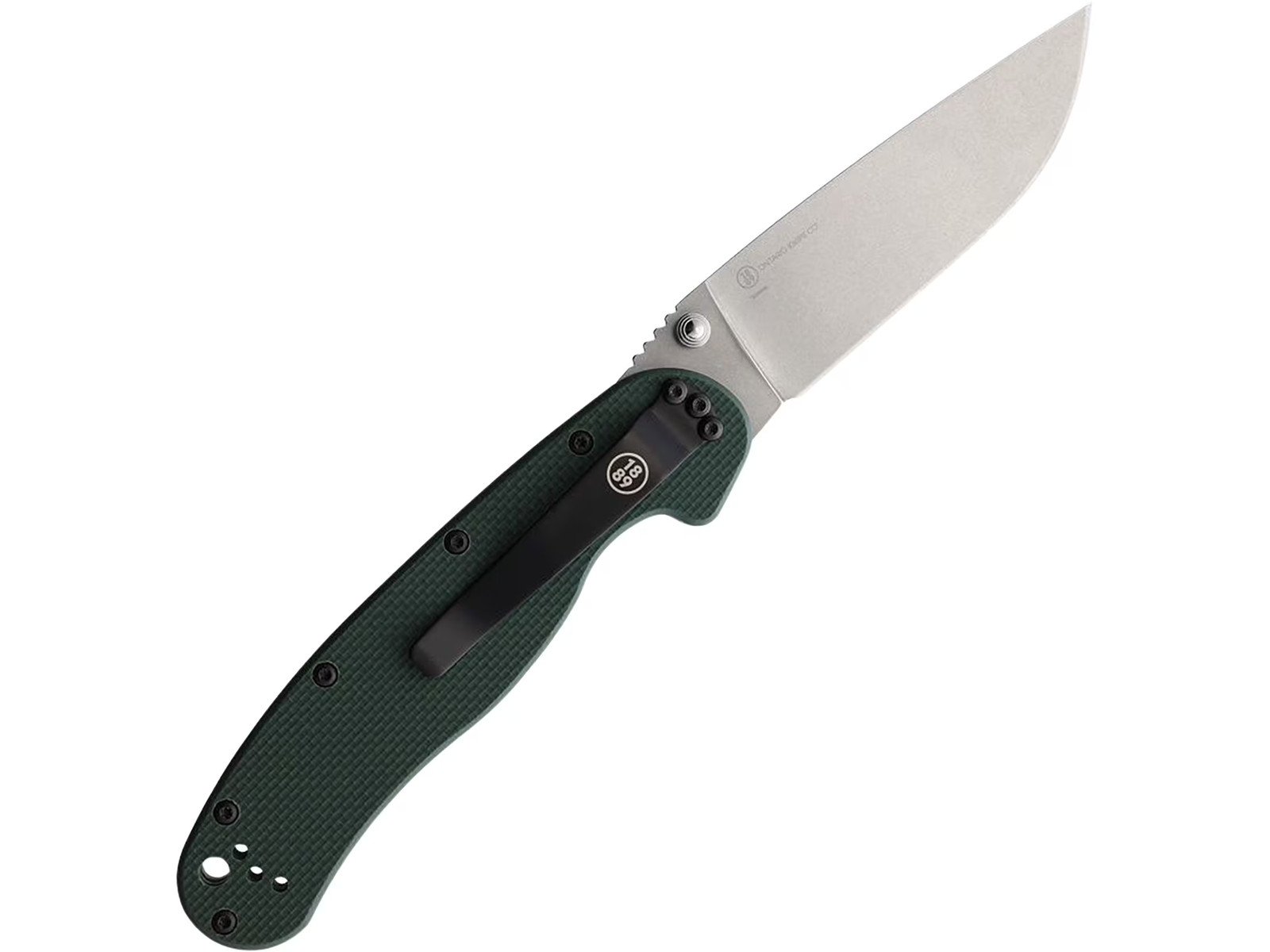 Ontario RAT 1 Pocket Knife 3.6″ Drop Point CPM S35VN Stonewashed Blade G-10