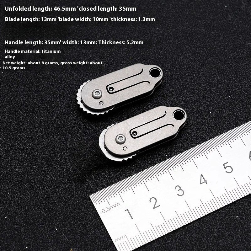 Titanium alloy Pocket EDC Tool Keychain/Survival/Emergency