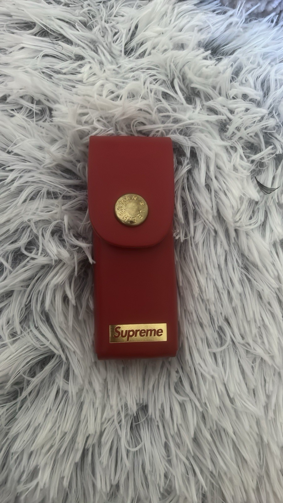 Supreme Leatherman Rebar Red Multi-Tool + Pouch