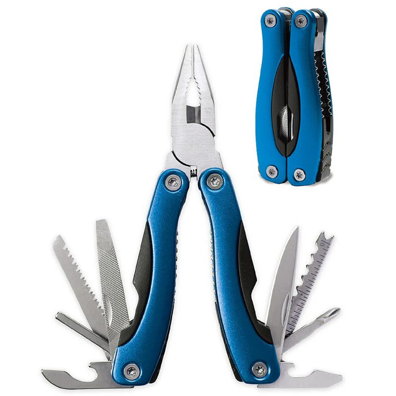 Adventure Men’s 11 In 1 Multi Tool Pliers Saw Wire Cutter Tool Navy Blue