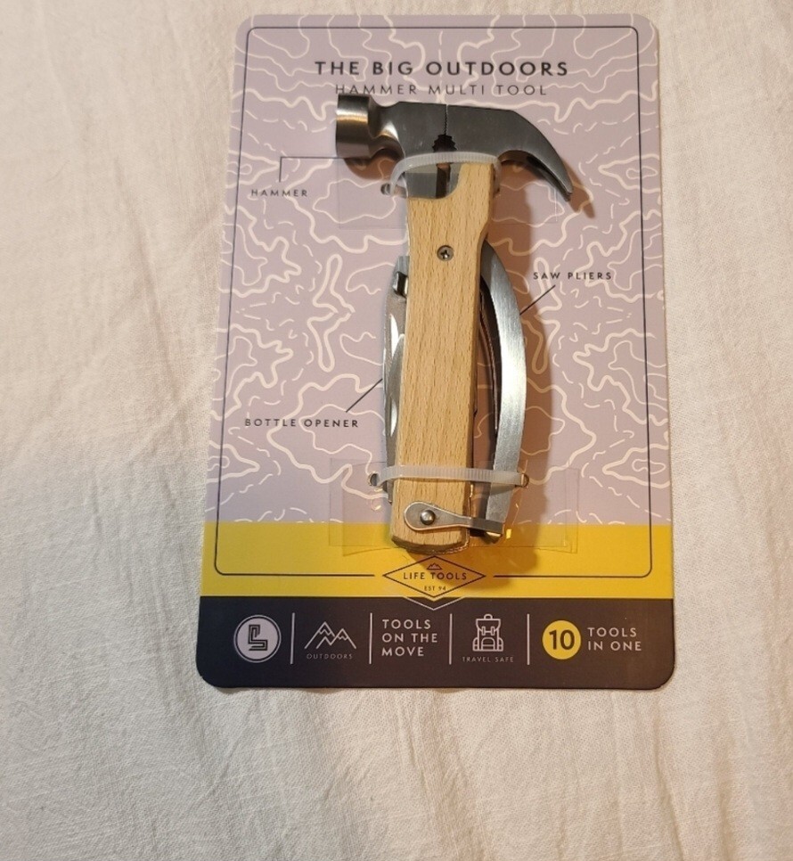 New The Big Outdoors 10-in-1 Multi-Tool