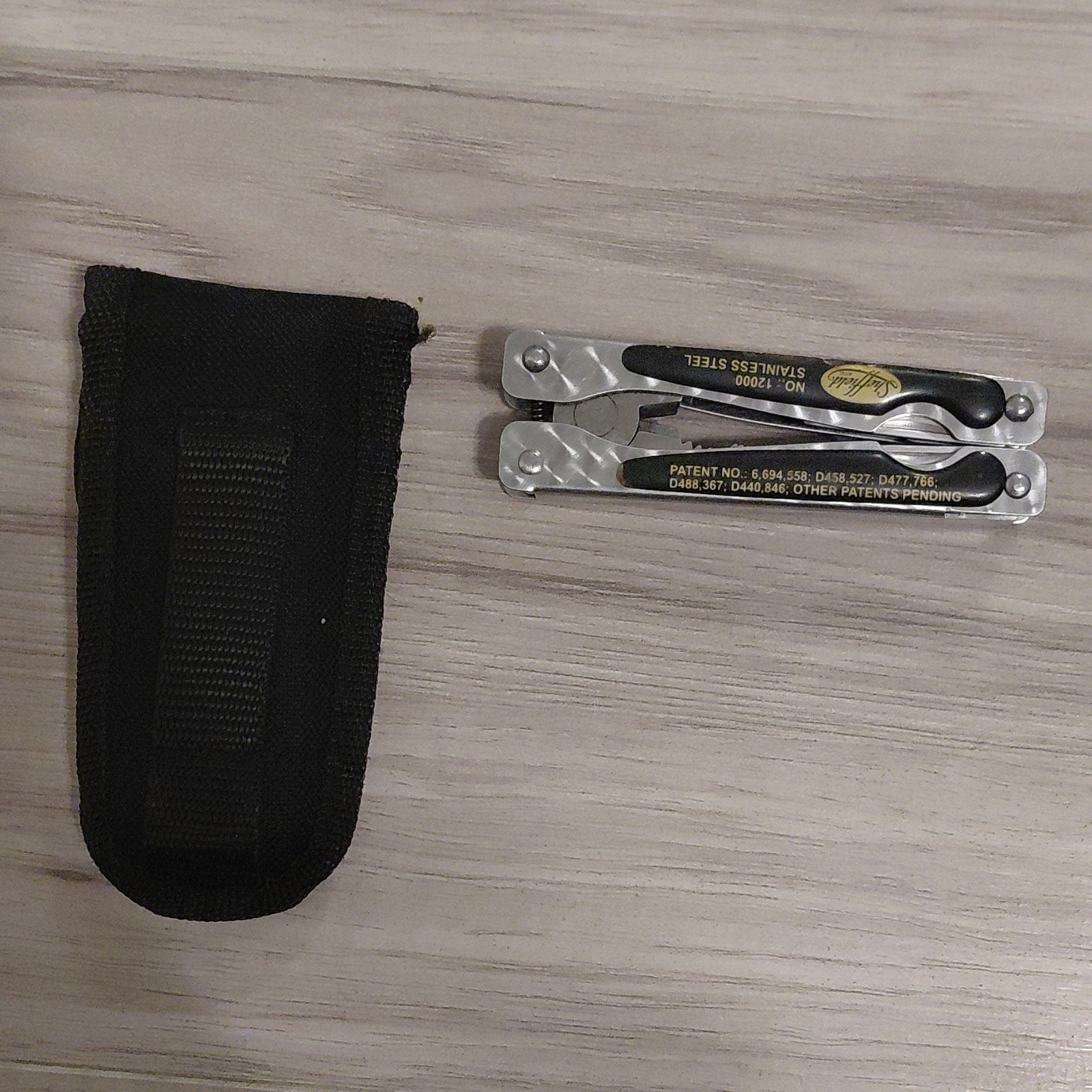 Sheffield NO. 12000 Stainless Steel Multi-Tool with Sheath Silver Black