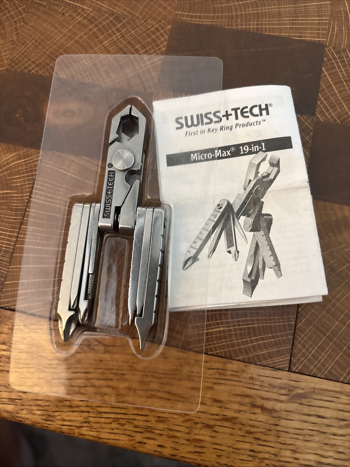 Swiss + Tech Key Chain Multi Tool 1.75″ with Manual Stainless Steel -Never Used