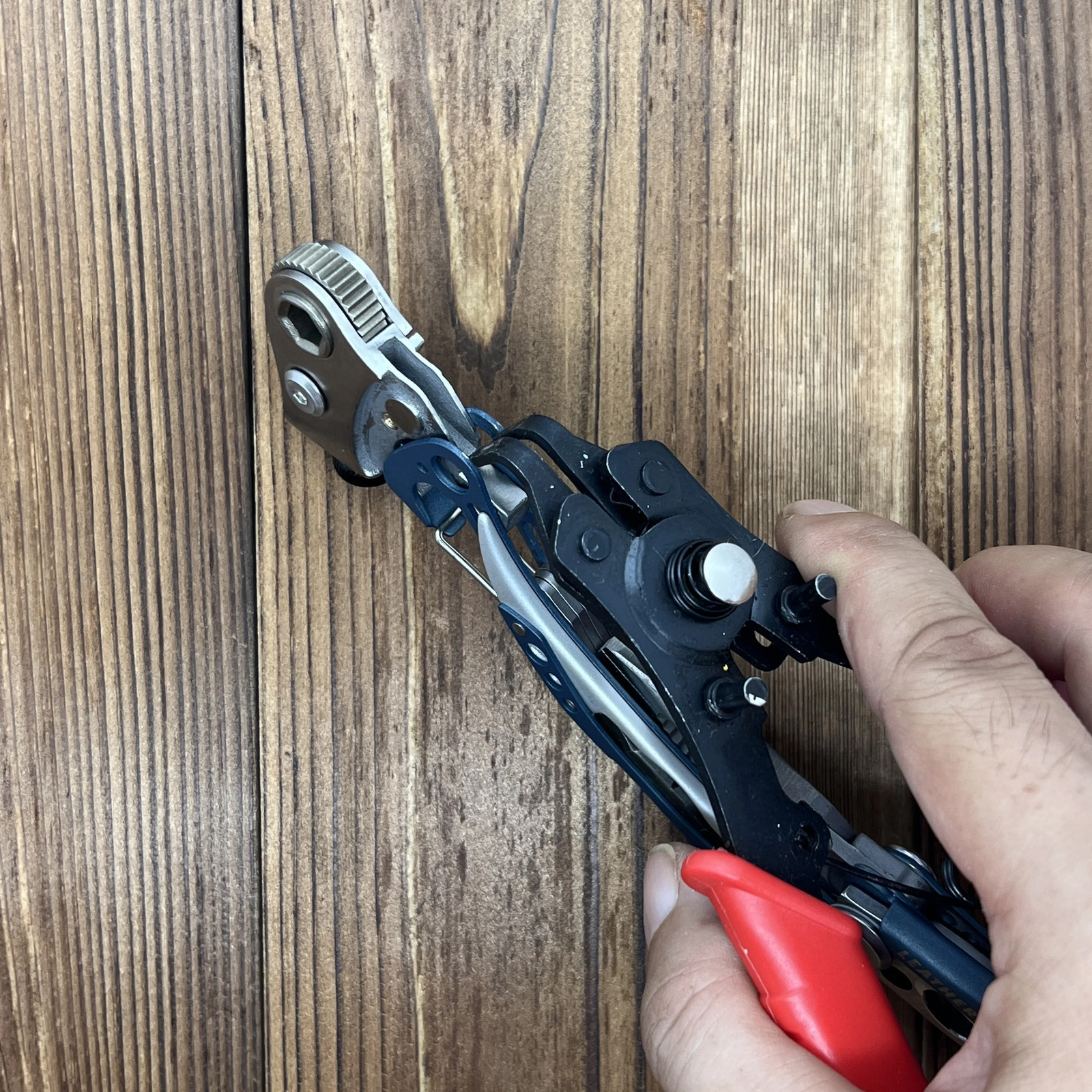 Tail Extension with Ratchet and Bit Driver For Leatherman Skeletool Accessories