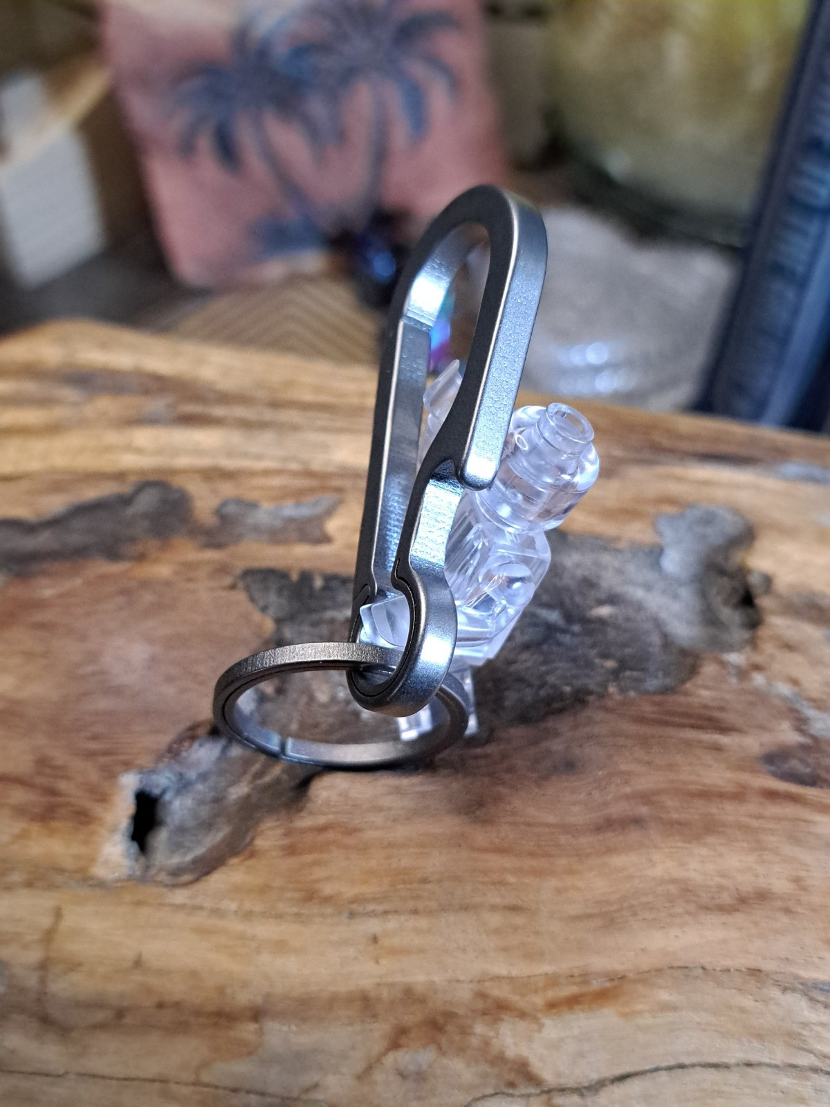 EDC Titanium Carabiner Keychain