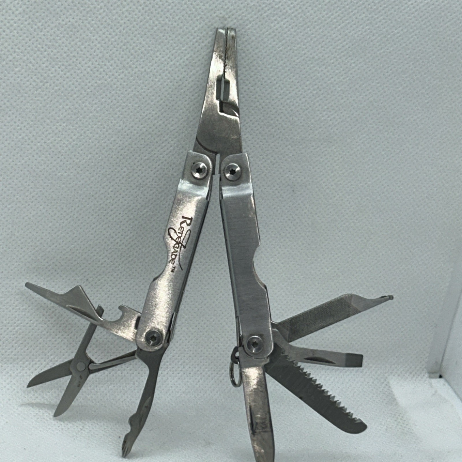 Renegade Multi-Tool Stainless Steel Extra Thin Pliers Ruler Fishing Camping EDC