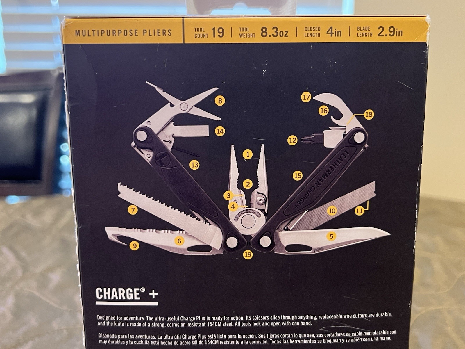 Leatherman Charge Plus Multitool 19 Tools 154CM Sheath Discontinued New In Box