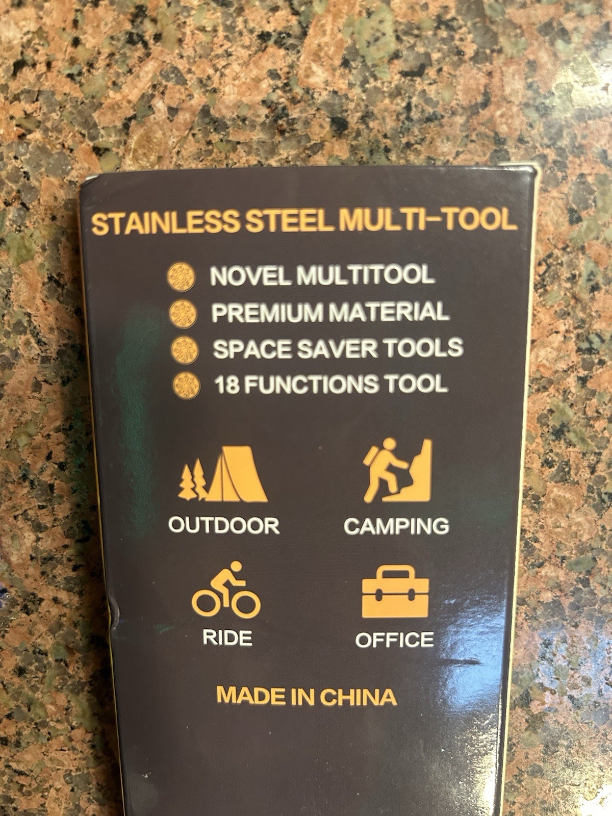 MULTI-TOOL. Stainless Steel. 18 Tools in 1. Outdoor,camping,ride,office. New