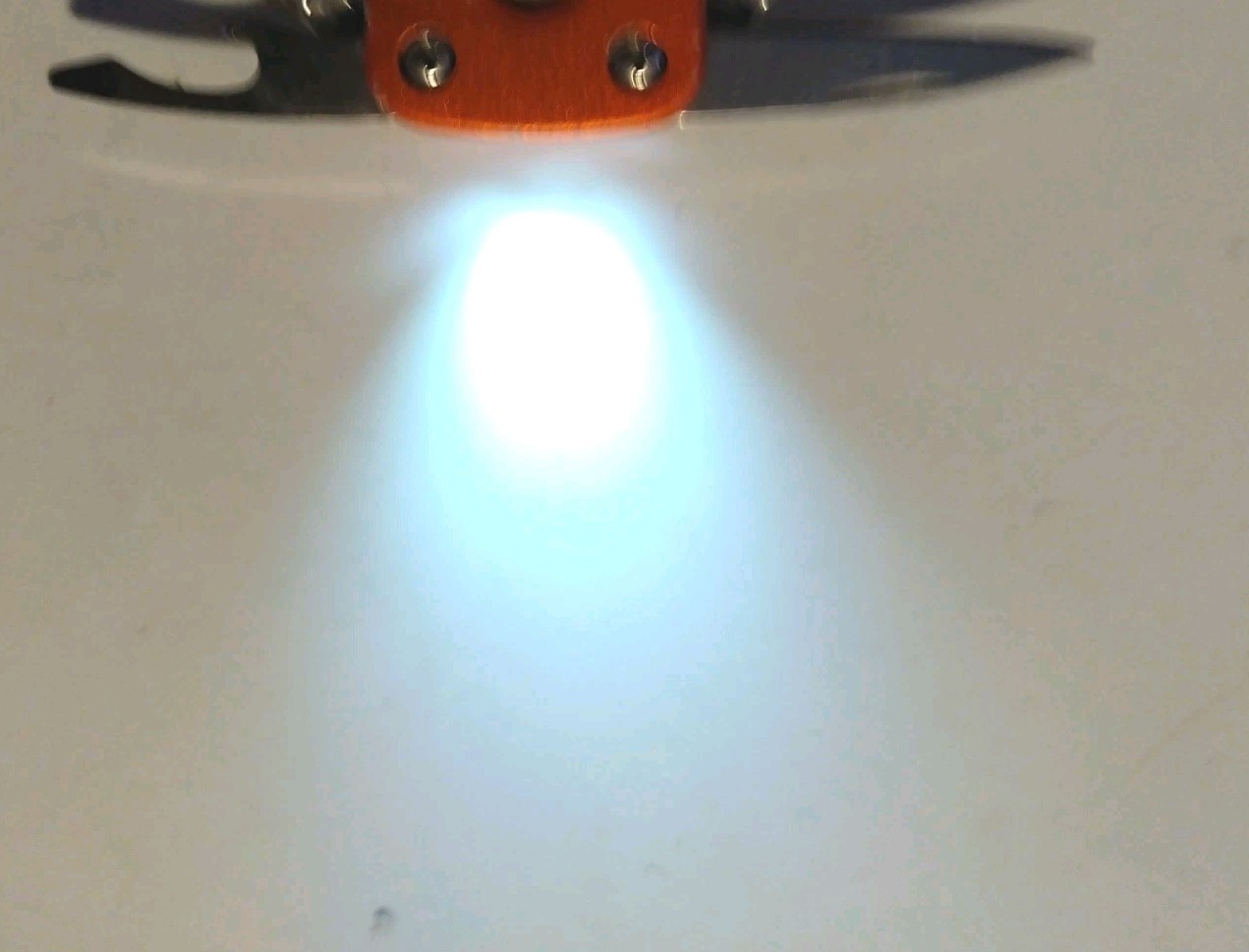 6 in 1 Keychain Pocket Multi-Tool Stainless Steel with LED Flashlight Orange #39