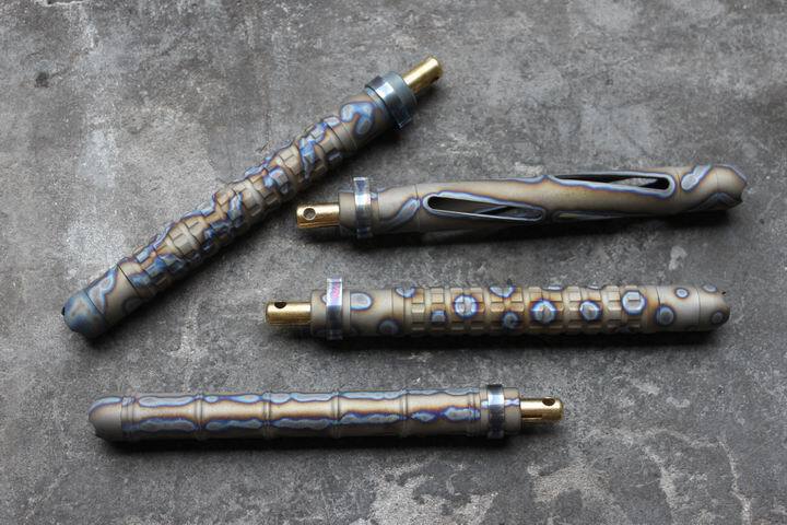 New EDC Titanium Alloy Cool Stick Kungfu Playing With Cuban Rattan Stick Gift