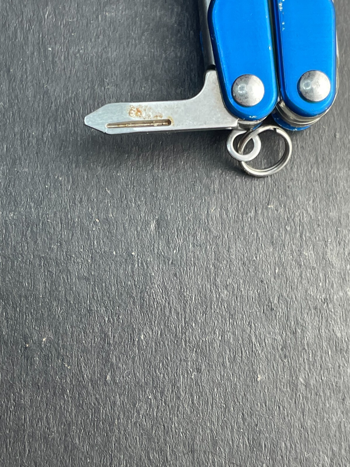 Leatherman Squirt S4 Stainless Steel Multitool Keychain – Blue