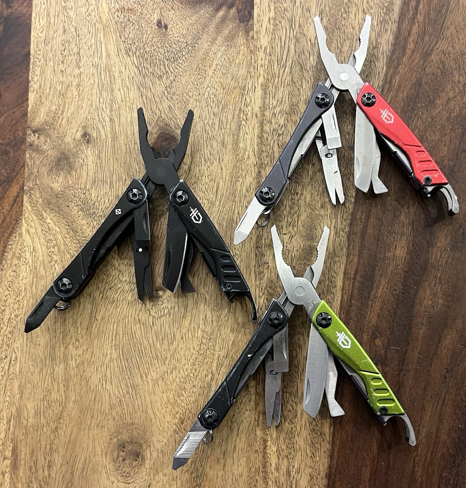 Gerber Dime Mini Multi-Tool Knife Pliers Scissors Driver SUPER Nice! Lot Of 3