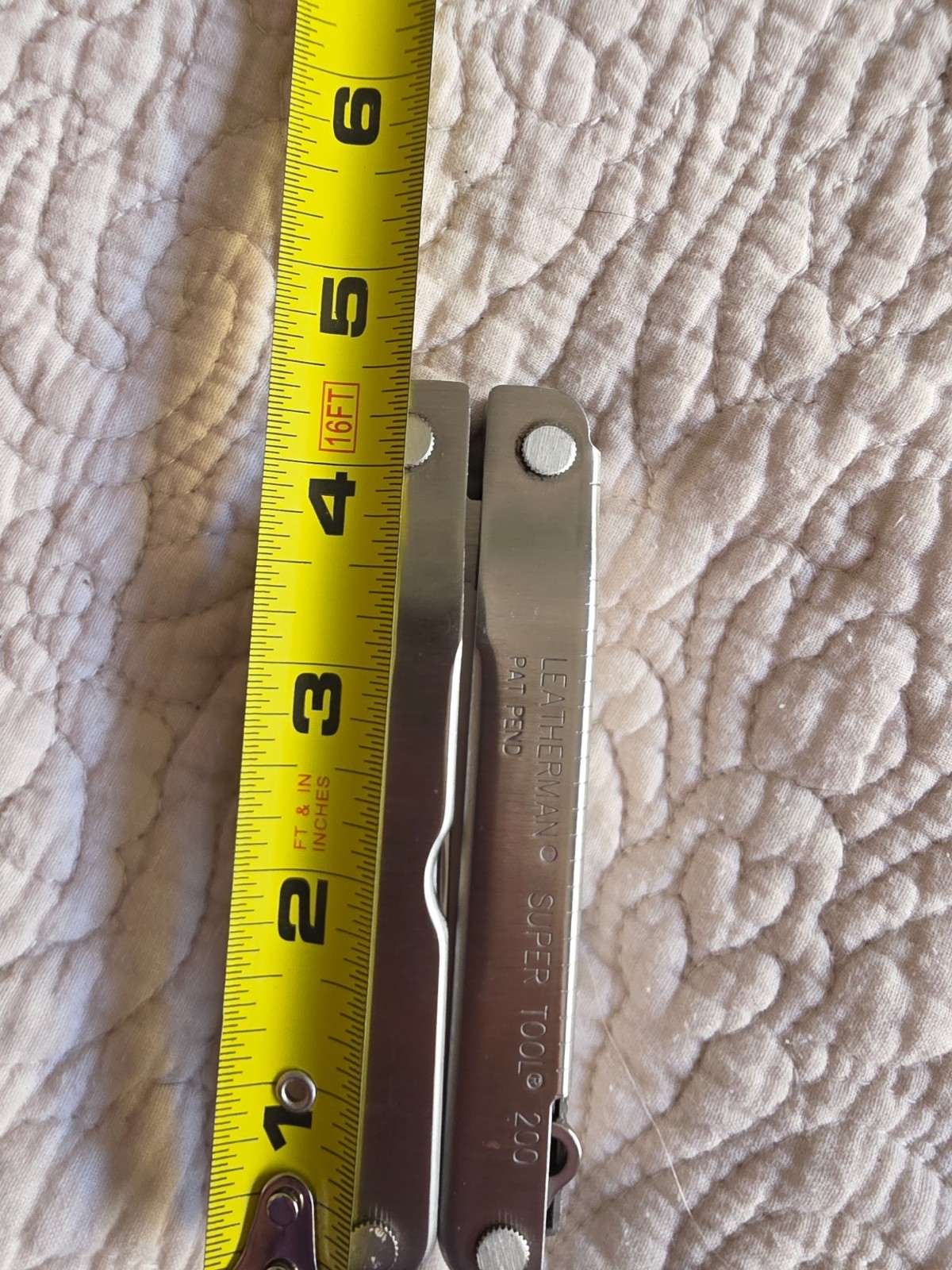 Leatherman Supertool 200 w/Leather Sheath Discontinue Retired Great condition