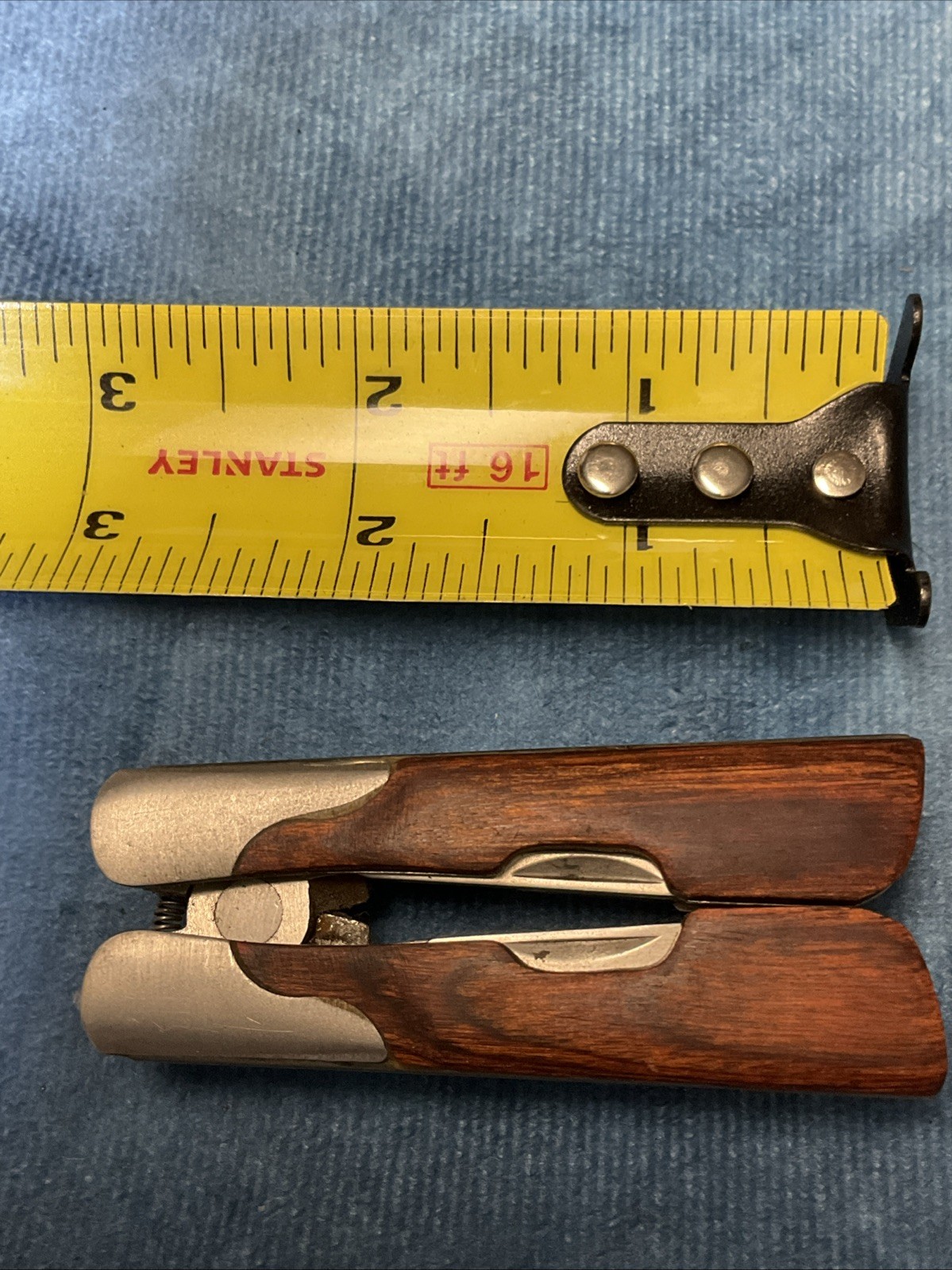 Sheffield 2CR Wood Grain Handle 12 in 1 Multi Tool Knife